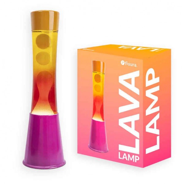 Fisura Lava Lamp Tower Pink Orange Gradient Fisura Lava Lamp Tower Pink Orange Gradient
