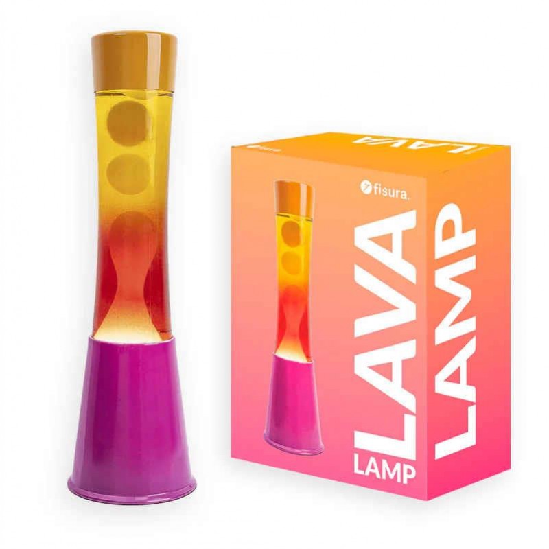 Fisura Lava Lamp Tower Pink Orange Gradient