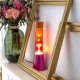 Fisura Lava Lamp Tower Pink Orange Gradient