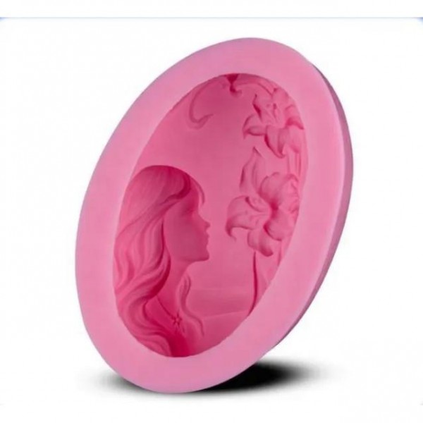 Craftistico Καλούπι Σιλικόνης 10,4x7x3,5cm Γυναίκα Οβάλ Craftistico Καλούπι Σιλικόνης 10,4x7x3,5cm Γυναίκα Οβάλ