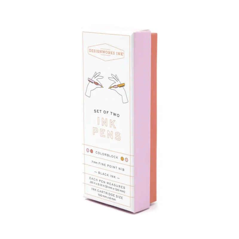 Designworks Σετ 2 Στυλό Rosewood - Blush