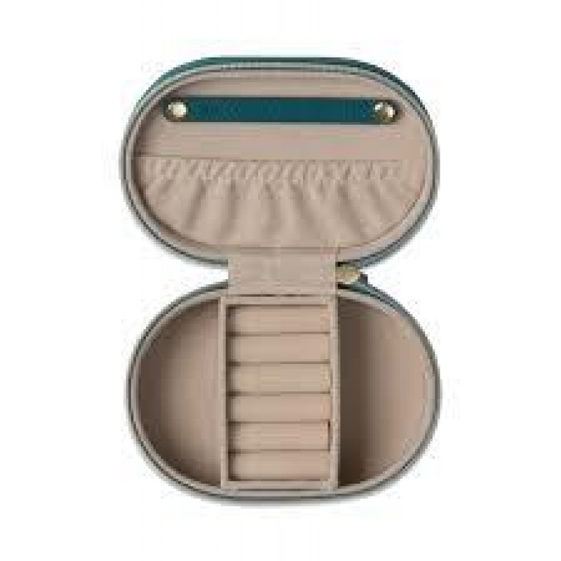 Designworks Oval Jewellery Case - Teal Moon