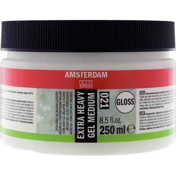Amsterdam 021 Extra Heavy Gel Medium Gloss 250ml
