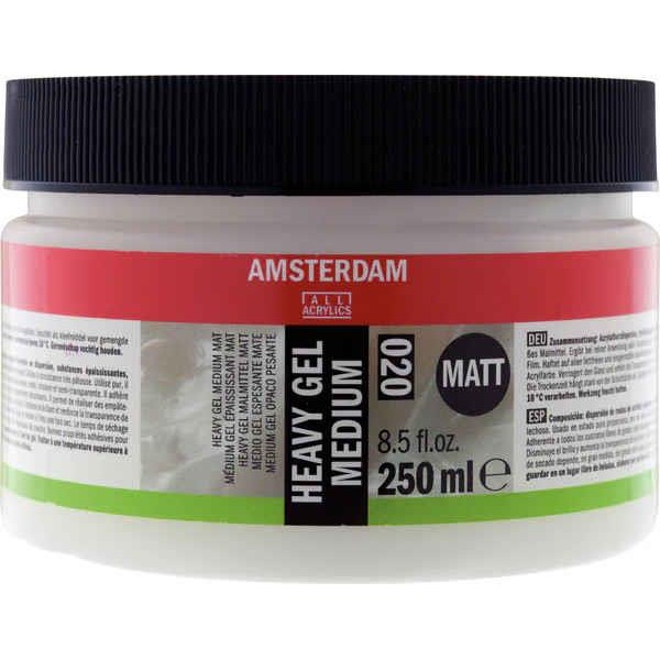 Amsterdam 020 Heavy Gel Medium Matt 250ml