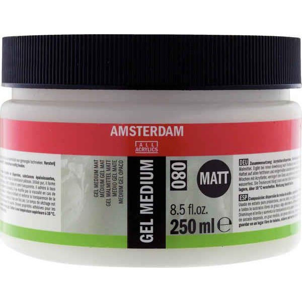 Amsterdam 080 Gel Medium Matt 250ml