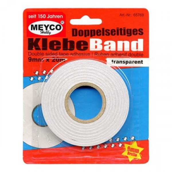 Meyco Ταινία διπλής όψης 9mm x 20m Meyco Ταινία διπλής όψης 9mm x 20m