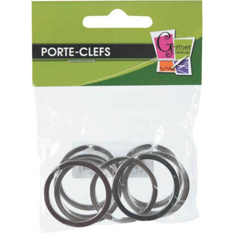 10 Κρίκοι για Μπρελόκ 32mm