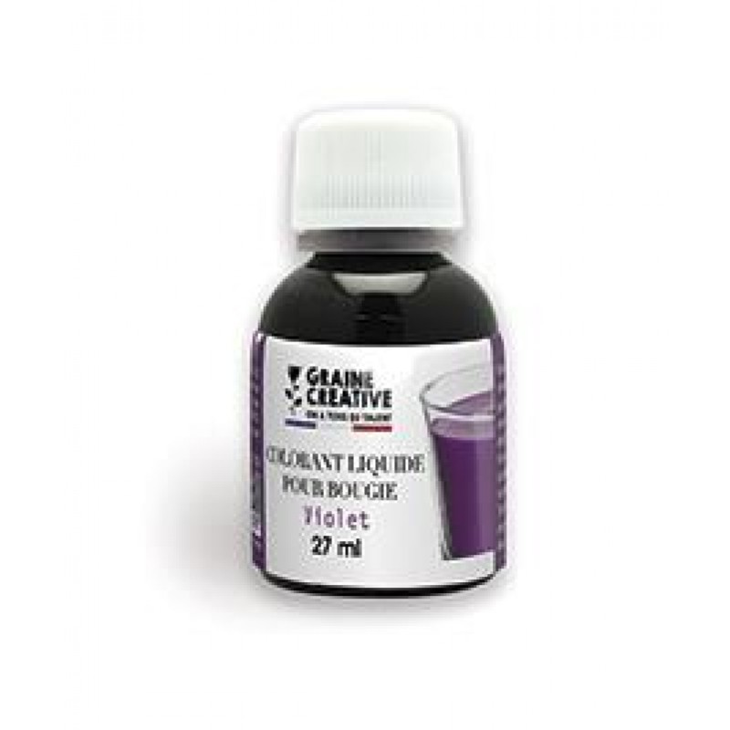 Υγρό Χρώμα Κεριού Μωβ 27ml