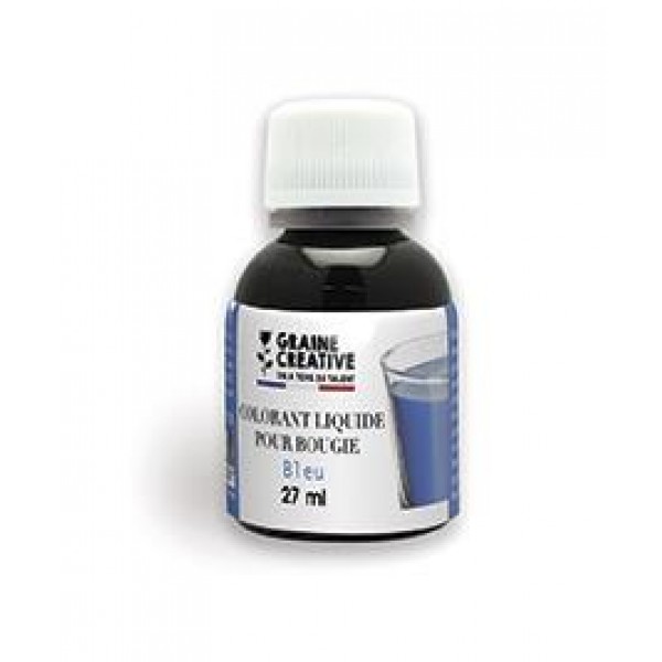 Υγρό Χρώμα Κεριού Μπλε 27ml