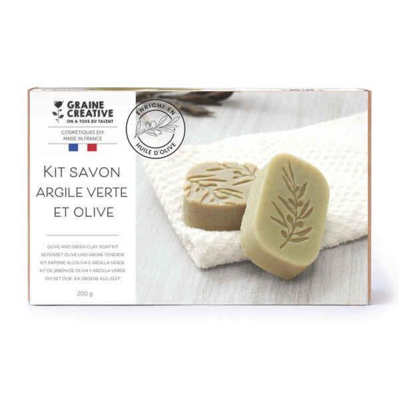 DIY Κιτ Σαπουνιού με Ελαιόλαδο και Πράσινη Άργιλο