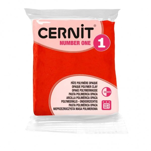 Cernit 56gr Number One No 428 Poppy Red