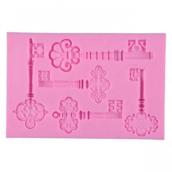 Craftistico Καλούπι Σιλικόνης 12,8x8,6x0,8cm Κλειδιά Craftistico Καλούπι Σιλικόνης 12,8x8,6x0,8cm Κλειδιά