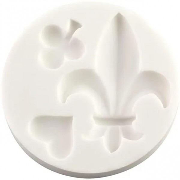 Craftistico Καλούπι Σιλικόνης 6,7x6,7x1cm Fleur de Lys Craftistico Καλούπι Σιλικόνης 6,7x6,7x1cm Fleur de Lys