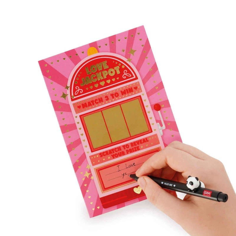 Legami Scratch to Reveal Greeting Card - Love Jackpot