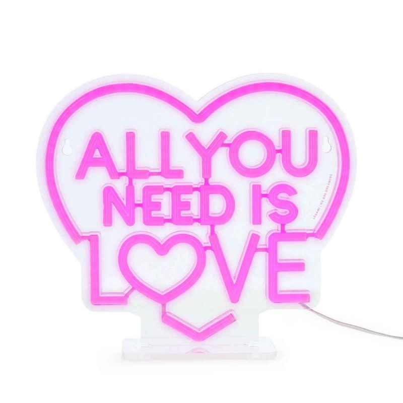 Legami Neon Effect Led Sign All You Need is Love