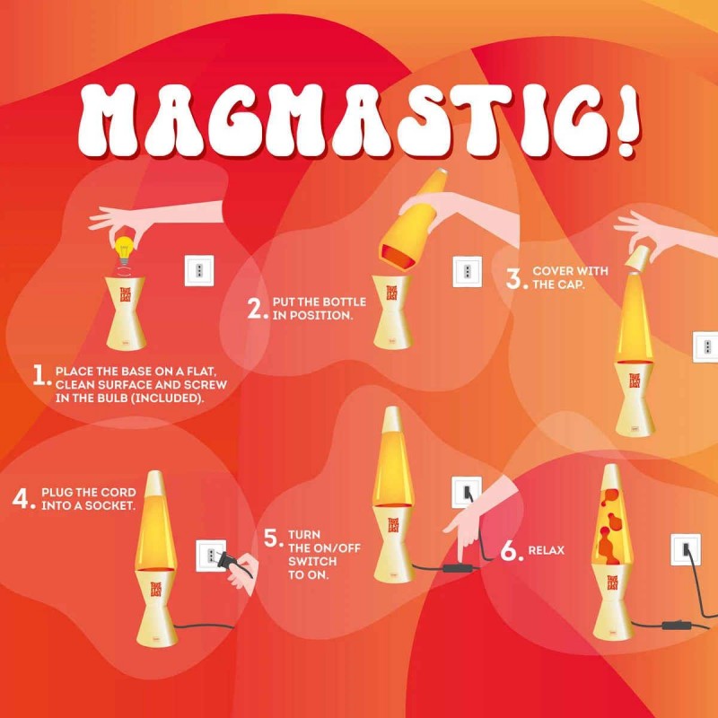 Legami Magmastic! Lava Lamp Gold