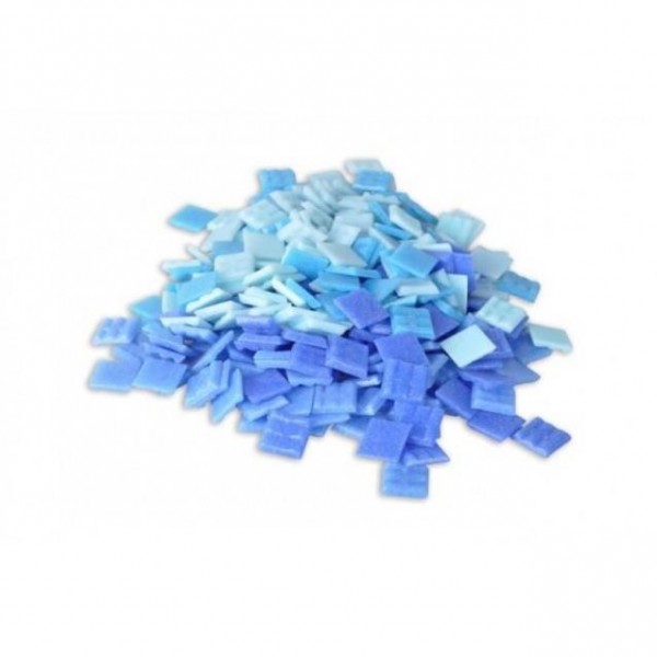 Ψηφίδες Glass Mosaic 10x10x4mm 250gr Μπλε Αποχρώσεις Ψηφίδες Glass Mosaic 10x10x4mm 250gr Μπλε Αποχρώσεις
