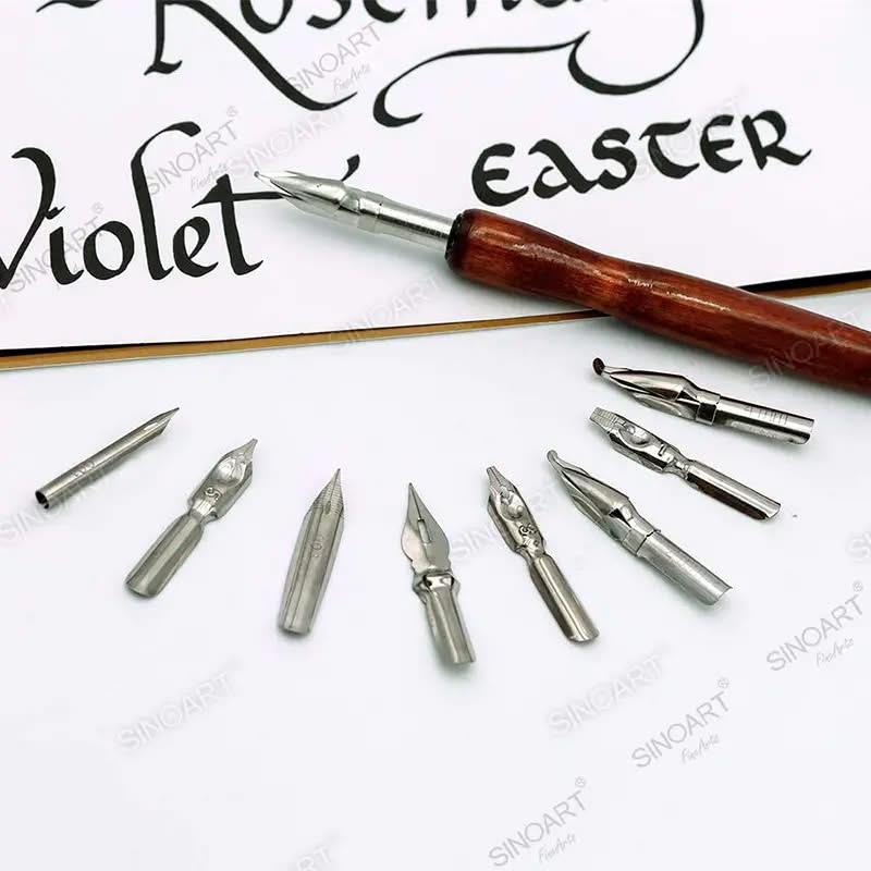 Σετ Καλλιγραφίας 9 Πενάκια και Κονδυλοφόρος