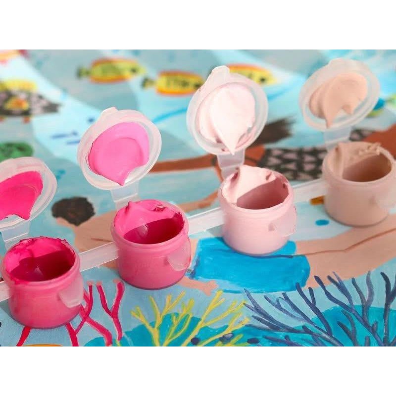 Petit Pinceau Ζωγραφική με Αριθμούς Coral Reef από την Miranda Sofroniou