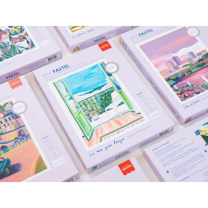 Petit Pastel Ζωγραφική με Αριθμούς The sea as a horizon