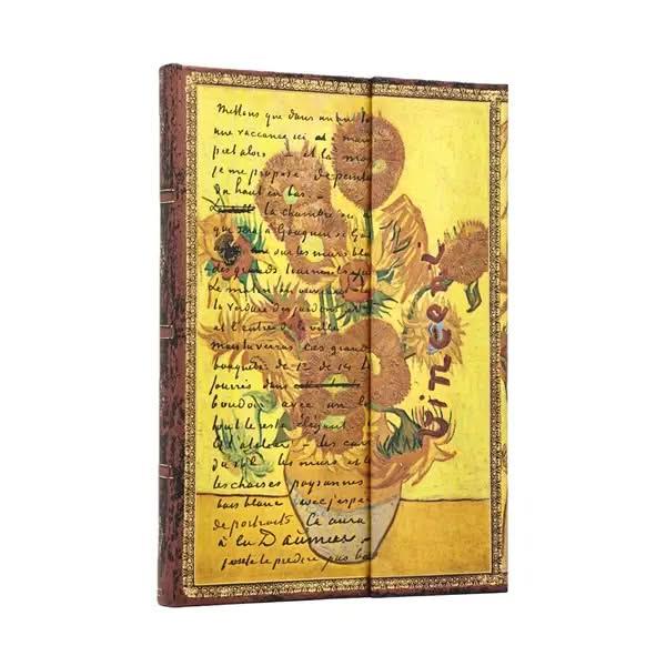 Paperblanks Van Gogh Sunflowers Midi Lined Journal 120g 144p