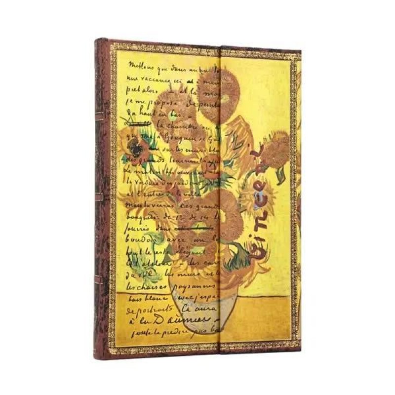 Paperblanks Van Gogh Sunflowers Midi Lined Journal 120g 144p