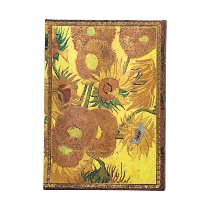 Paperblanks Van Gogh Sunflowers Midi Lined Journal 120g 144p