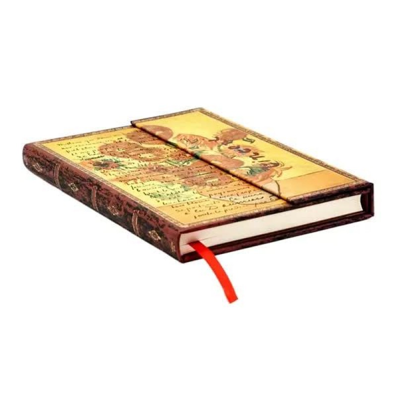 Paperblanks Van Gogh Sunflowers Midi Lined Journal 120g 144p