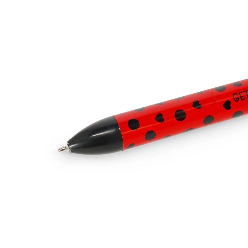 Legami Ladybug Two-Colour Ballpoint Pen - ClicknClack