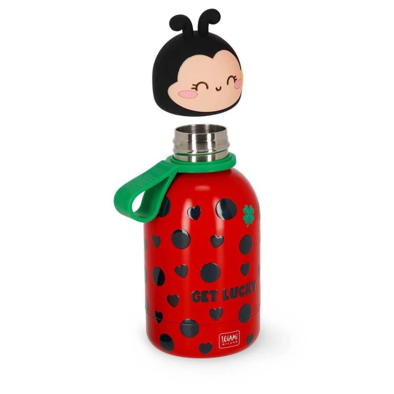 Legami Vacuum Bottle for Kids - Ladybug - HotnCold BFF