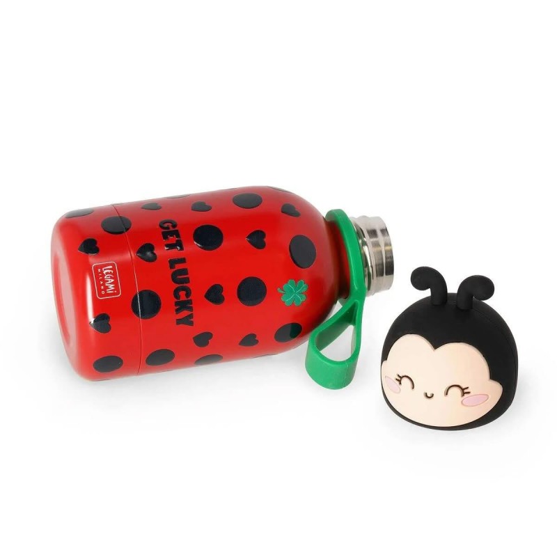 Legami Vacuum Bottle for Kids - Ladybug - HotnCold BFF