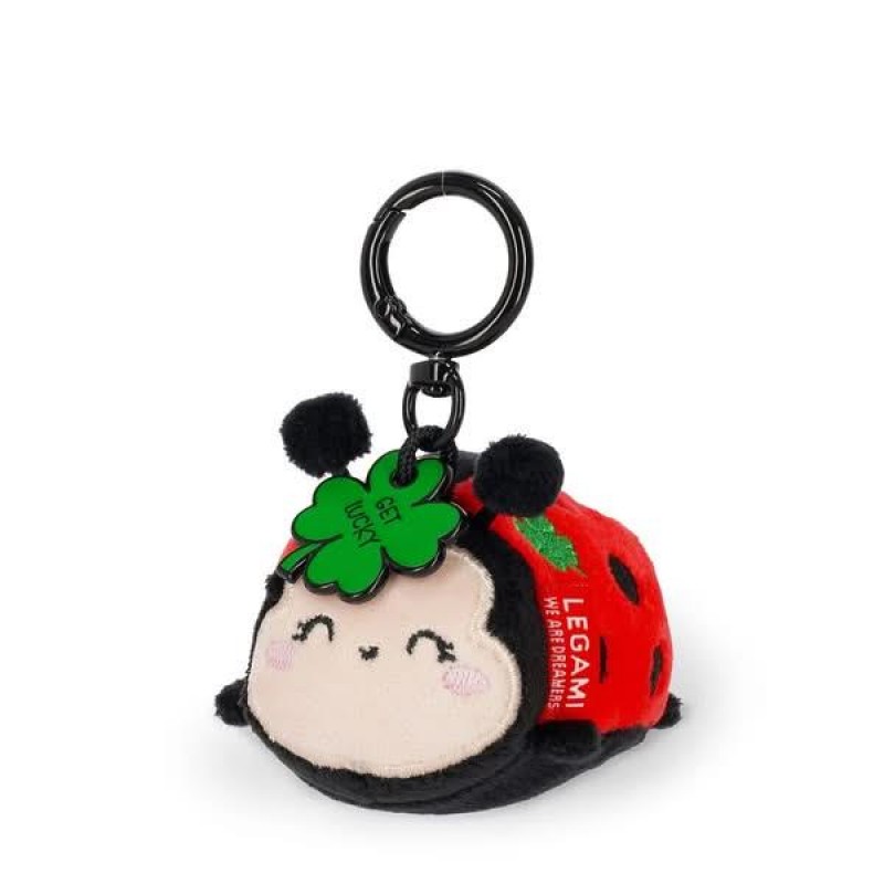 Legami Ladybug Plush Key Ring - Tiny Super Soft!