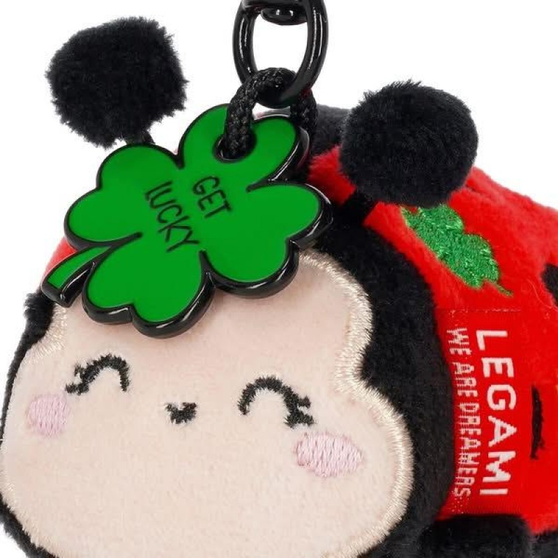 Legami Ladybug Plush Key Ring - Tiny Super Soft!