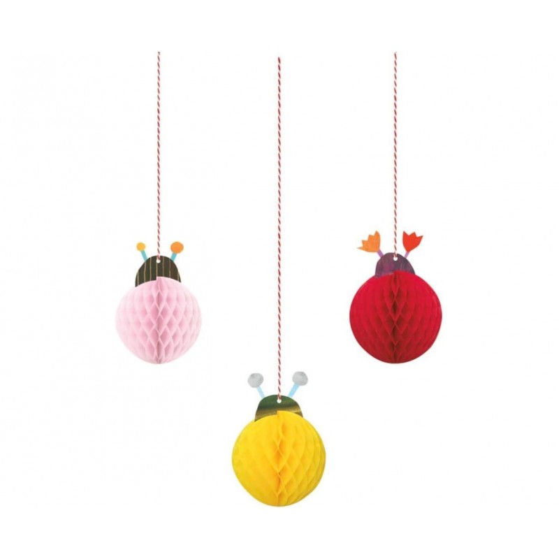 3 Κρεμαστά Διακοσμητικά Πασχαλίτσα 15cm