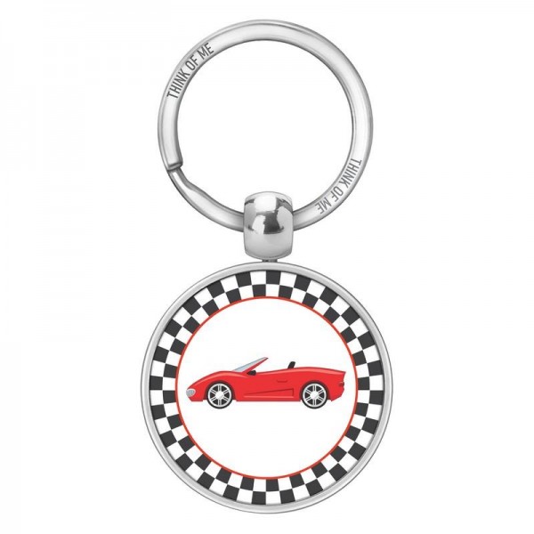 Μεταλλικό Μπρελόκ 3,6cm Κόκκινο Αυτοκίνητο
