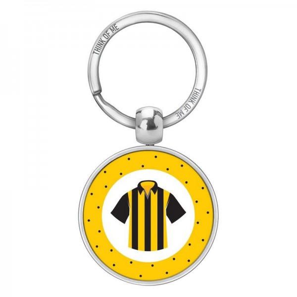 Μεταλλικό Μπρελόκ 3,6cm Κίτρινη Φανέλα