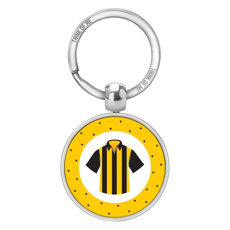 Μεταλλικό Μπρελόκ 3,6cm Κίτρινη Φανέλα