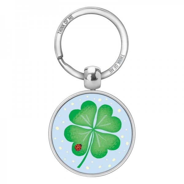 Μεταλλικό Μπρελόκ 3,6cm Τετράφυλλο Τριφύλλι-Πασχαλίτσα