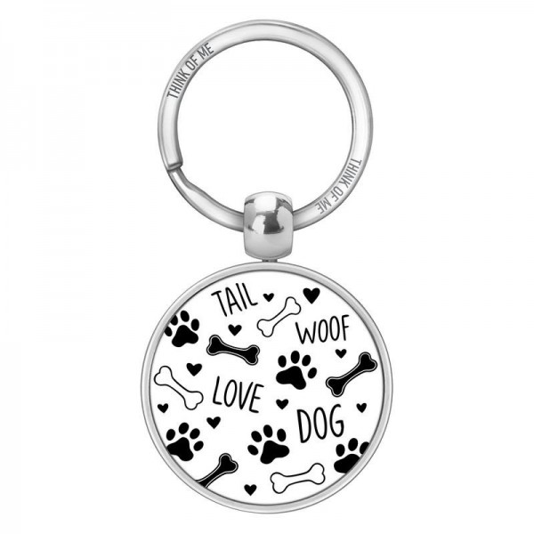 Μεταλλικό Μπρελόκ 3,6cm Dog Love