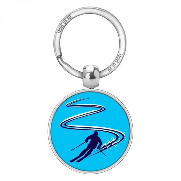 Μεταλλικό Μπρελόκ 3,6cm Ski