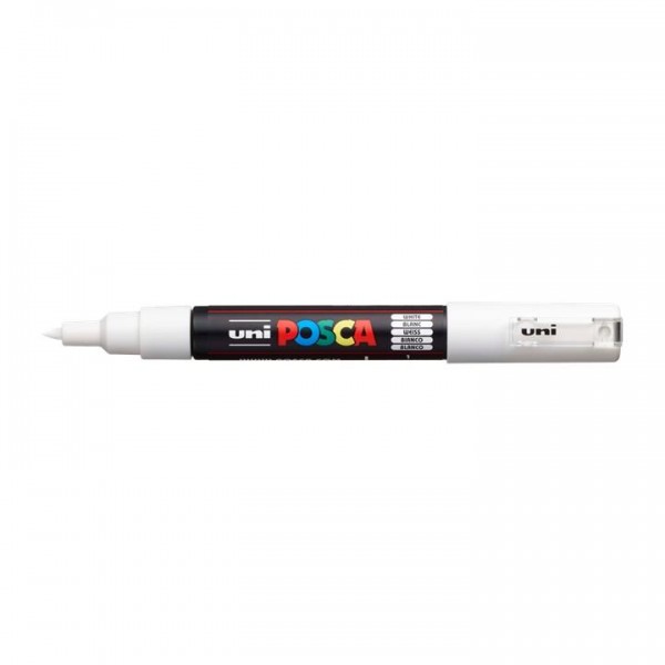 Μαρκαδόρος Posca 0,7mm no 1 White Μαρκαδόρος Posca 0,7mm no 1 White