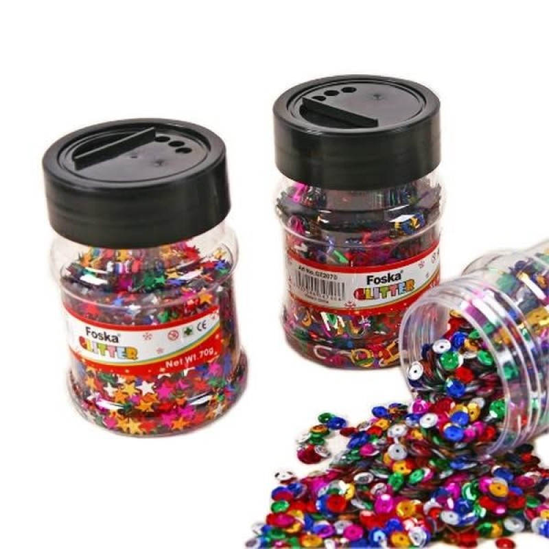 Foska Αλατιέρα Πούλιες/Στράς Στρογγυλά Χρωματιστά 70g