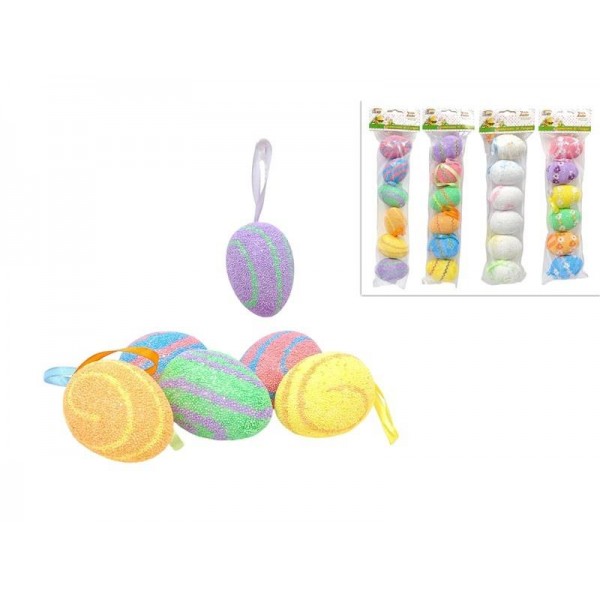 Σετ 6 Κρεμαστά Αυγά Σετ 6 Κρεμαστά Αυγά