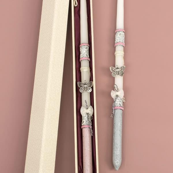 Λαμπάδα με Μινι Κρεμαστό Πεταλούδα