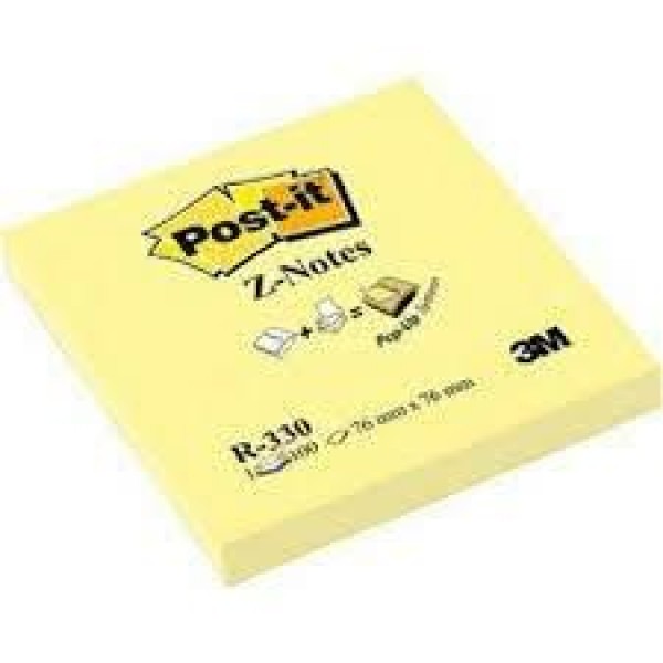 3M Χαρτάκια Post-it Ζ-Notes 76x76mm 100φ 3M Χαρτάκια Post-it Ζ-Notes 76x76mm 100φ
