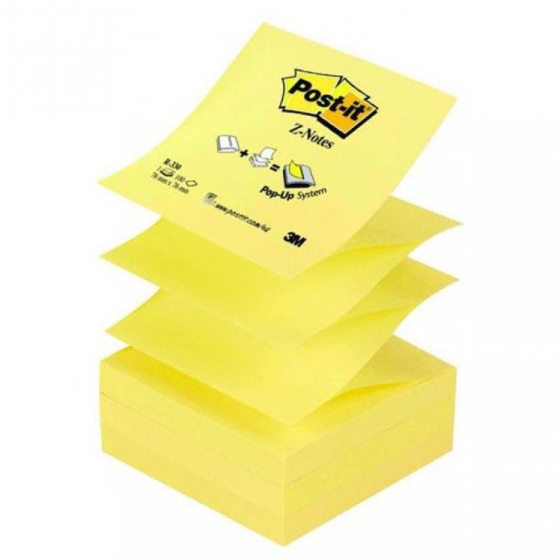 3M Χαρτάκια Post-it Ζ-Notes 76x76mm 100φ