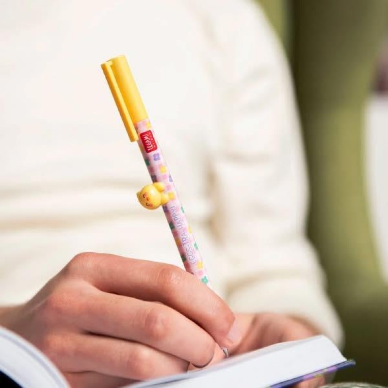 Legami Σετ 2 Gel Pens with Animal Decoration Hoppy Easter