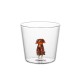 iTotal Ποτήρι In-Glass Brown Dog