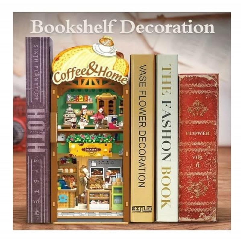 Book Nook Ξύλινο 3D Puzzle με Φωτισμό Coffee and Home Book Nook Ξύλινο 3D Puzzle με Φωτισμό Coffee and Home