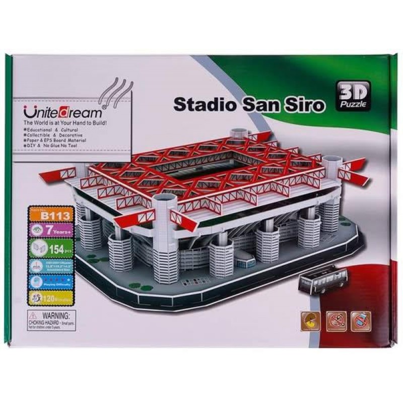 3D Puzzle Στάδιο Ποδοσφαίρου Milan San Siro